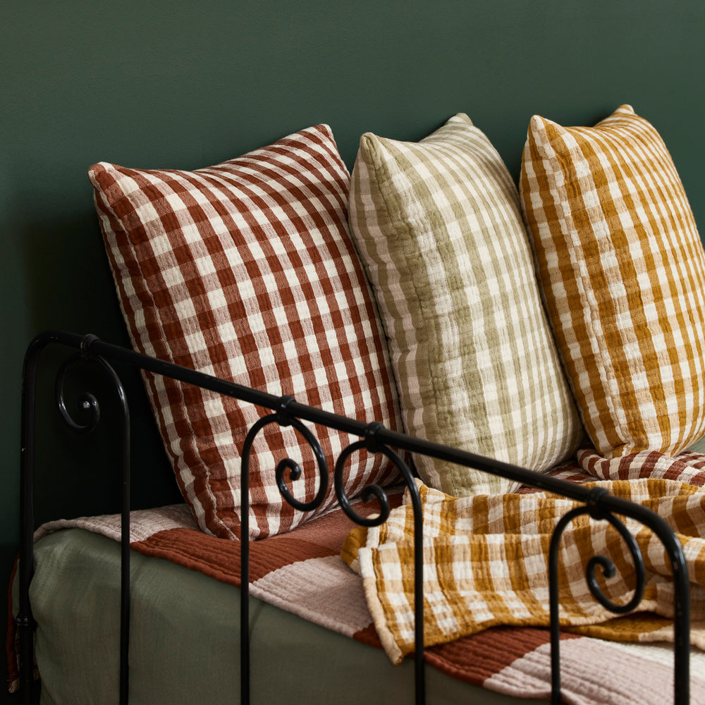 Housse de coussin JEANIE mocha - 3