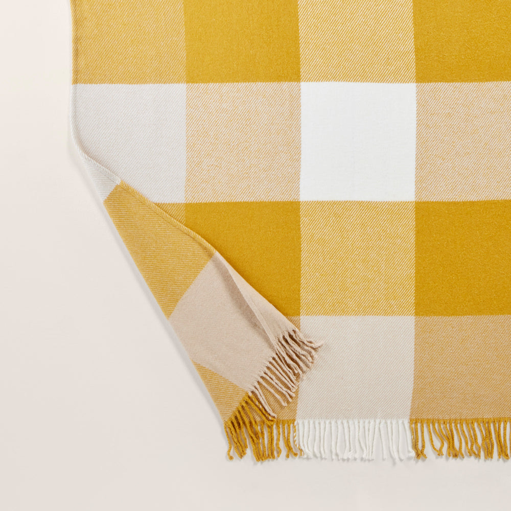 Plaid LIVIA jaune maïs - 7