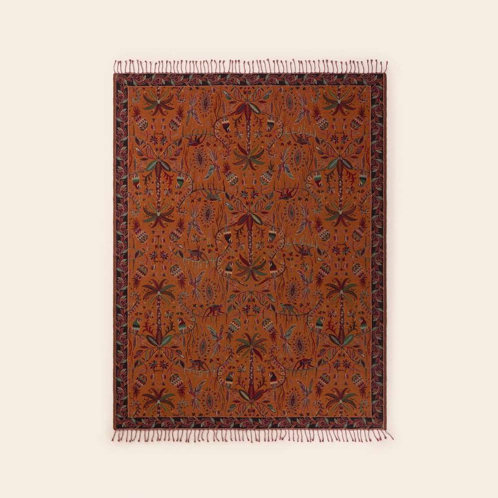 Plaid SUNDARI orange et multicolore - 6