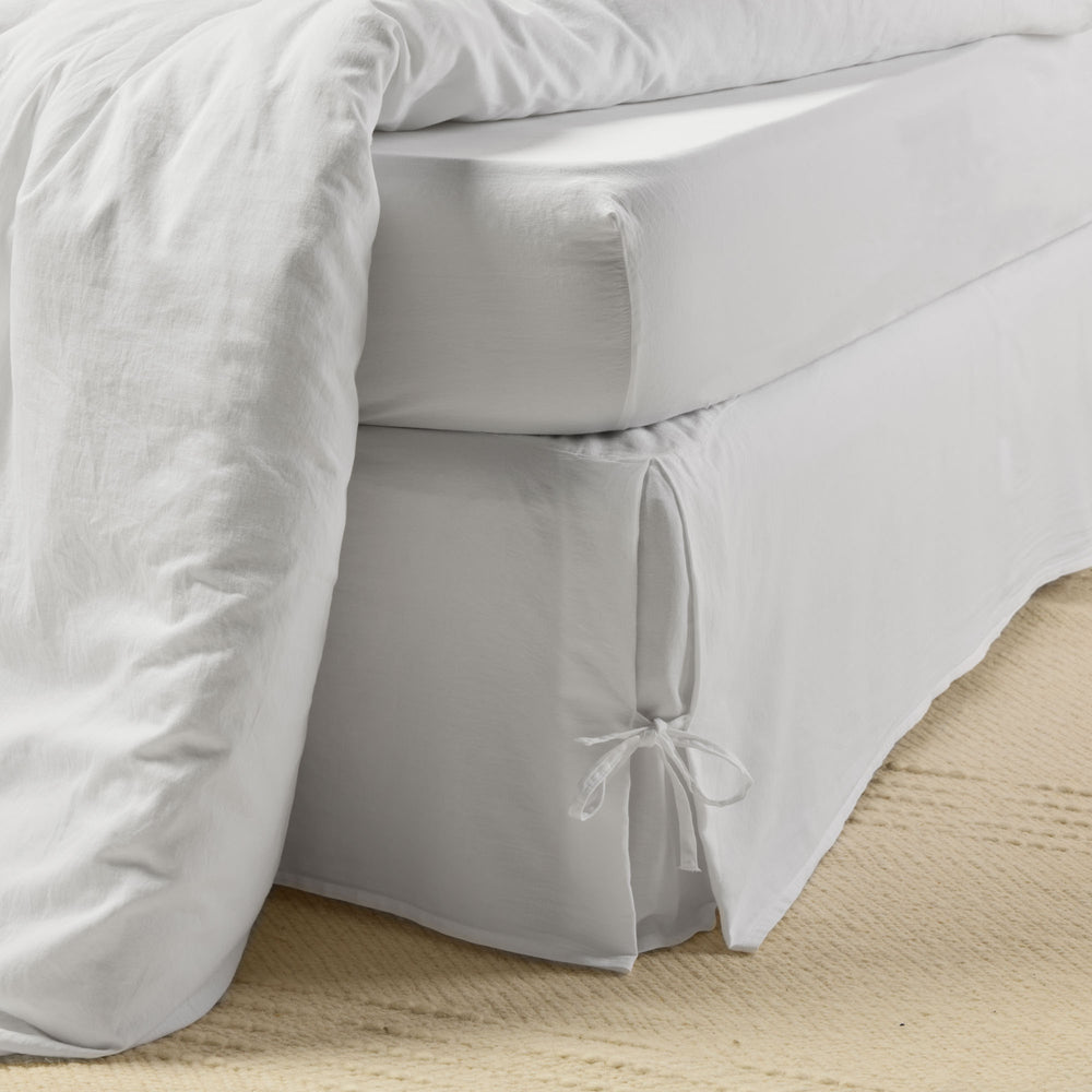 Housse de couette SATHEENE simplement blanc - 5