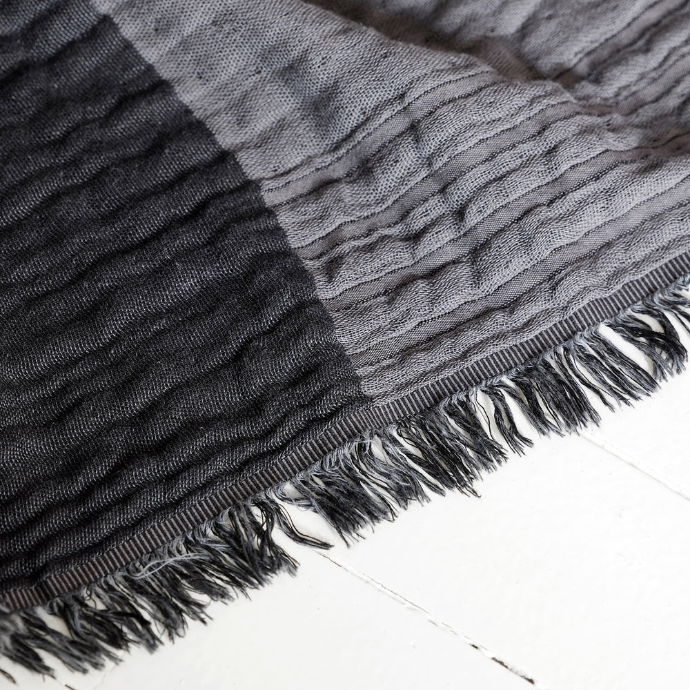 Plaid CHARLY noir graphite - 11
