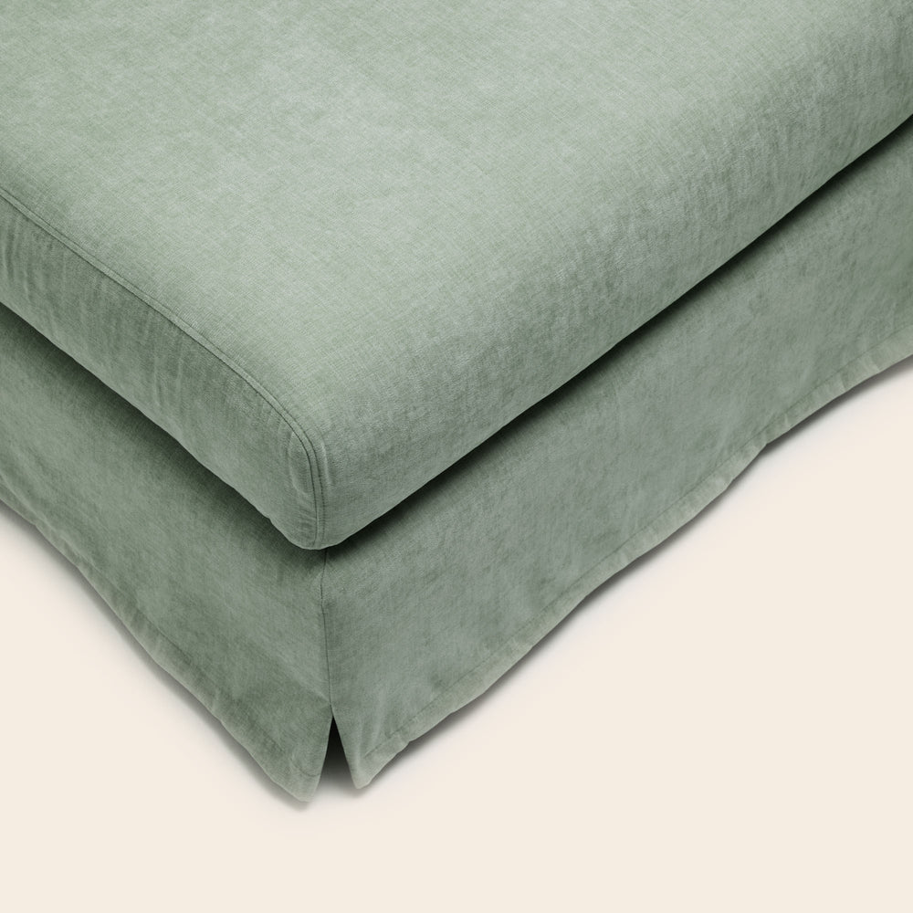 Pouf CLARIBEL boston vert de gris - 6