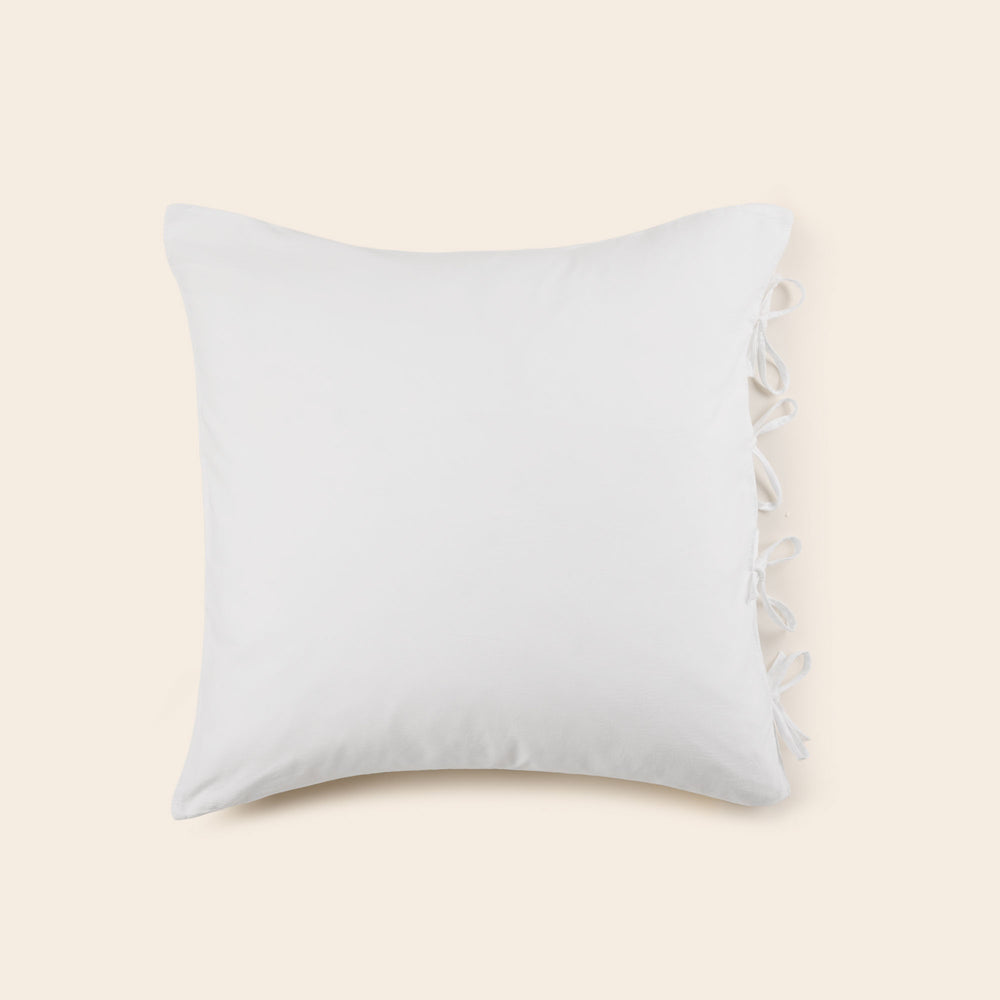 Lot de 2 taies d'oreiller SATHEENE simplement blanc - 5