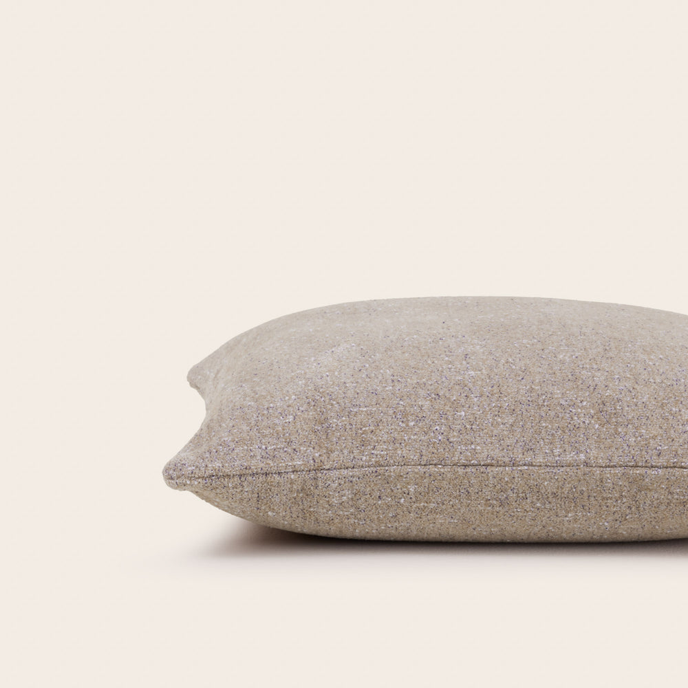 Housse de coussin décoratif BLIZZAR beige granité - 6