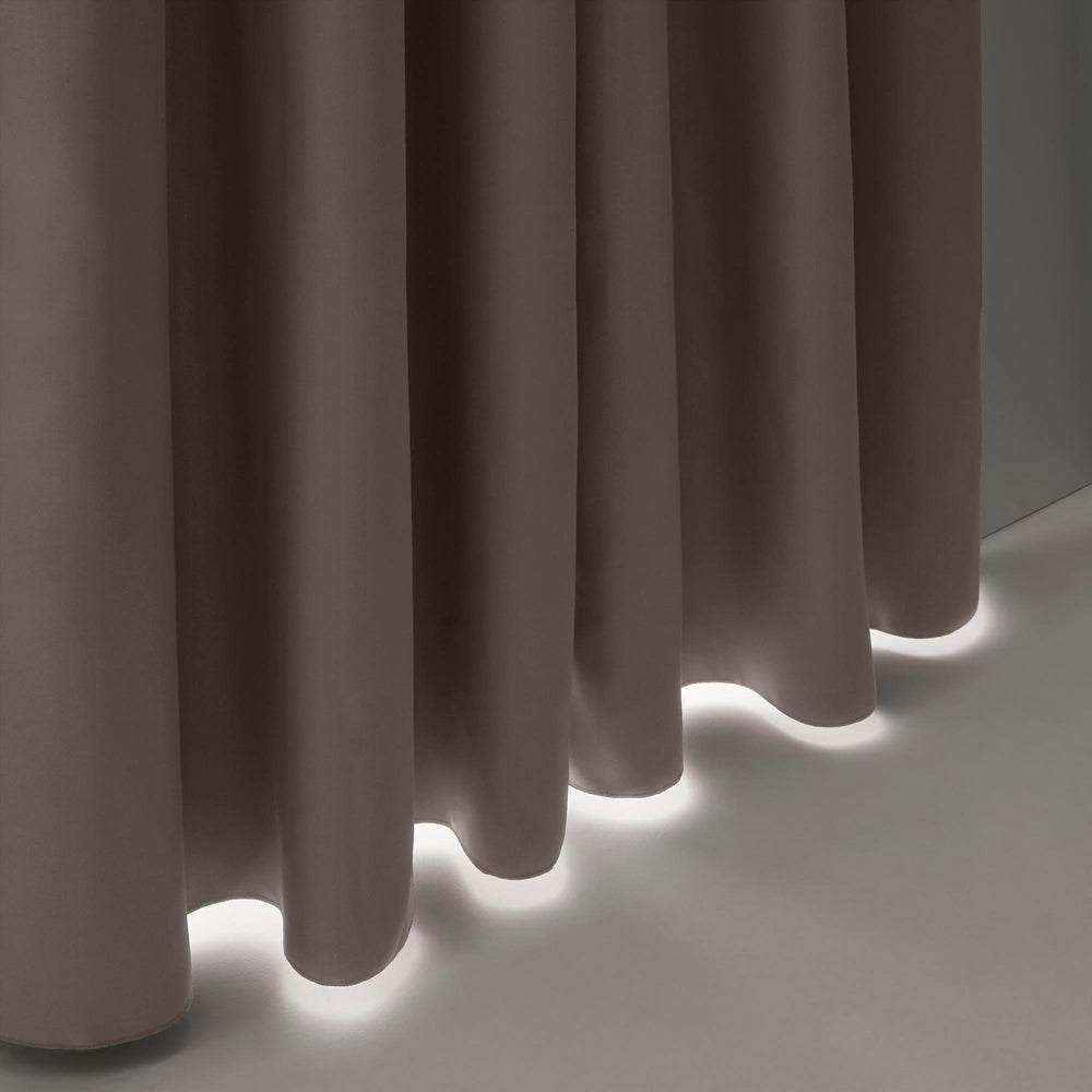 Rideau occultant à galon fronceur NIGHT brume – Protection lumière & isolation thermique 80% - 6