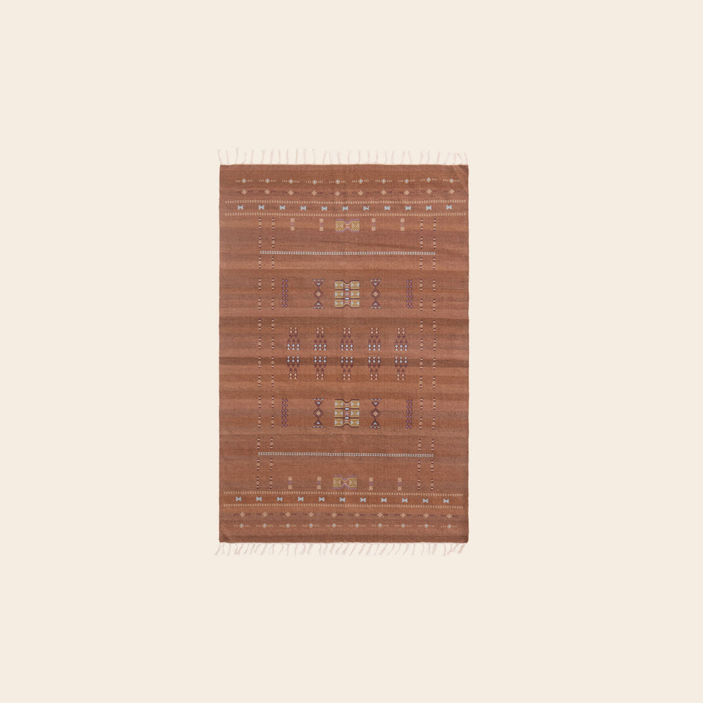Tapis de sol ARSALANE brun - 8