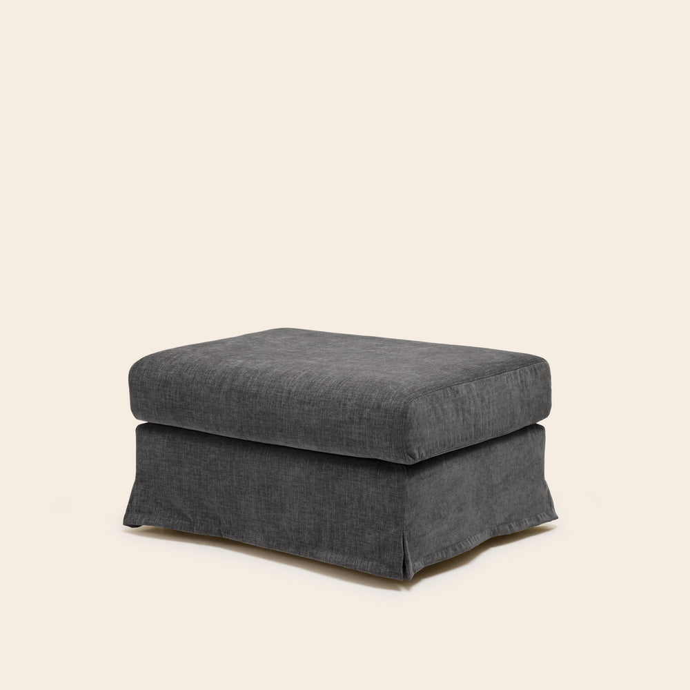 Pouf CLARIBEL Boston gris graphite - 4
