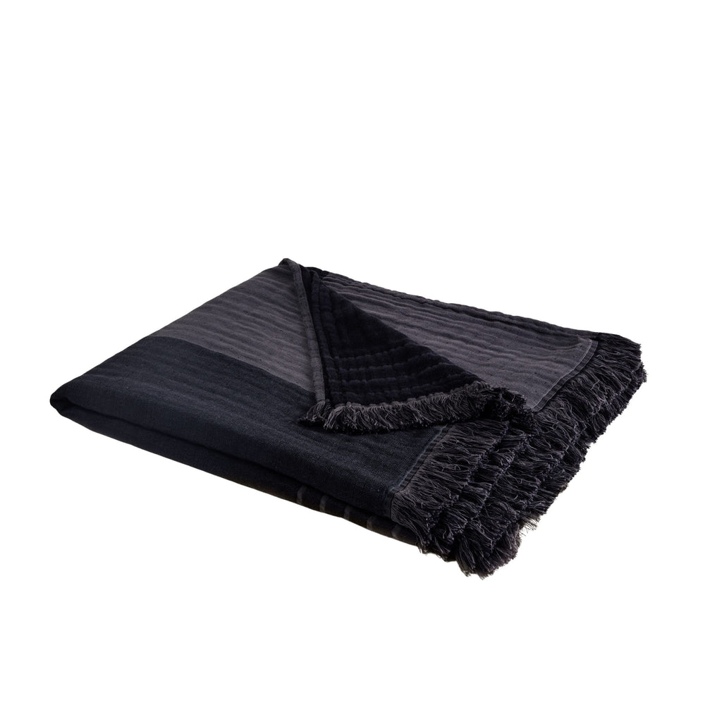 Plaid CHARLY noir graphite - 12