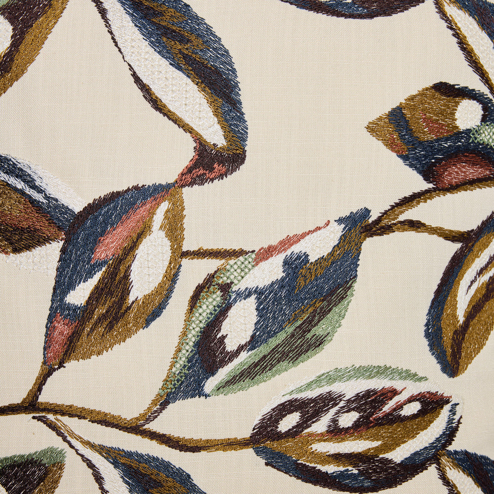 Housse de coussin RAMHA ivoire et multicolore - 8