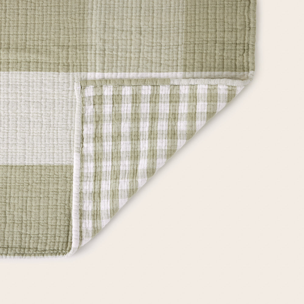 Plaid JEANIE vert olive douillet - 8