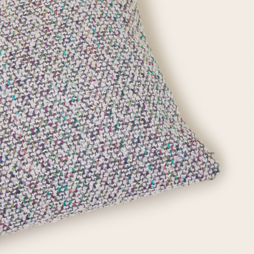 Housse de coussin BENNETT chiné multicolore - Élégance hivernale raffinée - 2