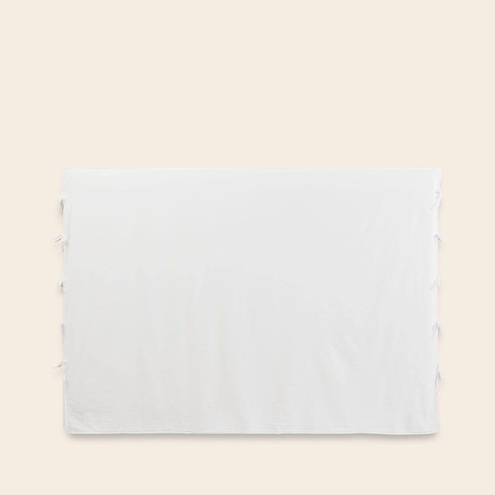 Housse de tête de lit SATHEENE simplement blanc - 6