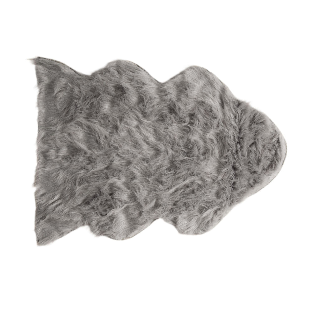 Tapis de sol Baku design scandinave gris anthracite - 9