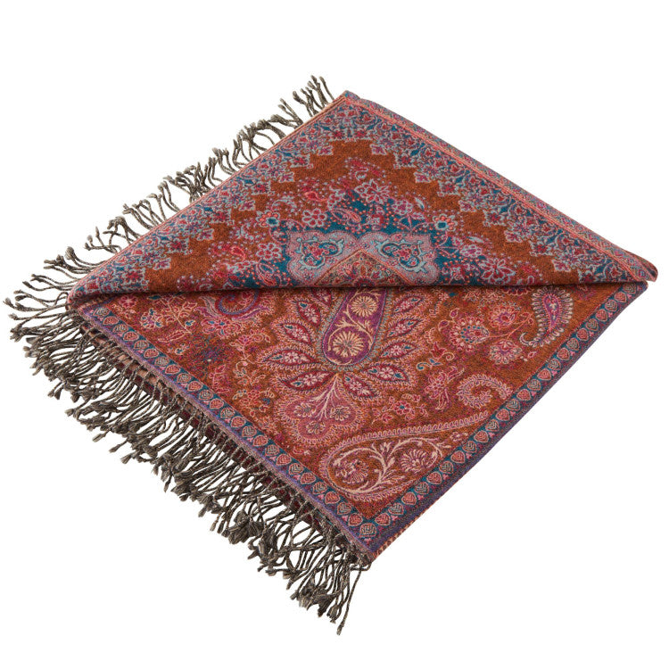 Plaid élégant FARAH Rouge d'Orient - 8