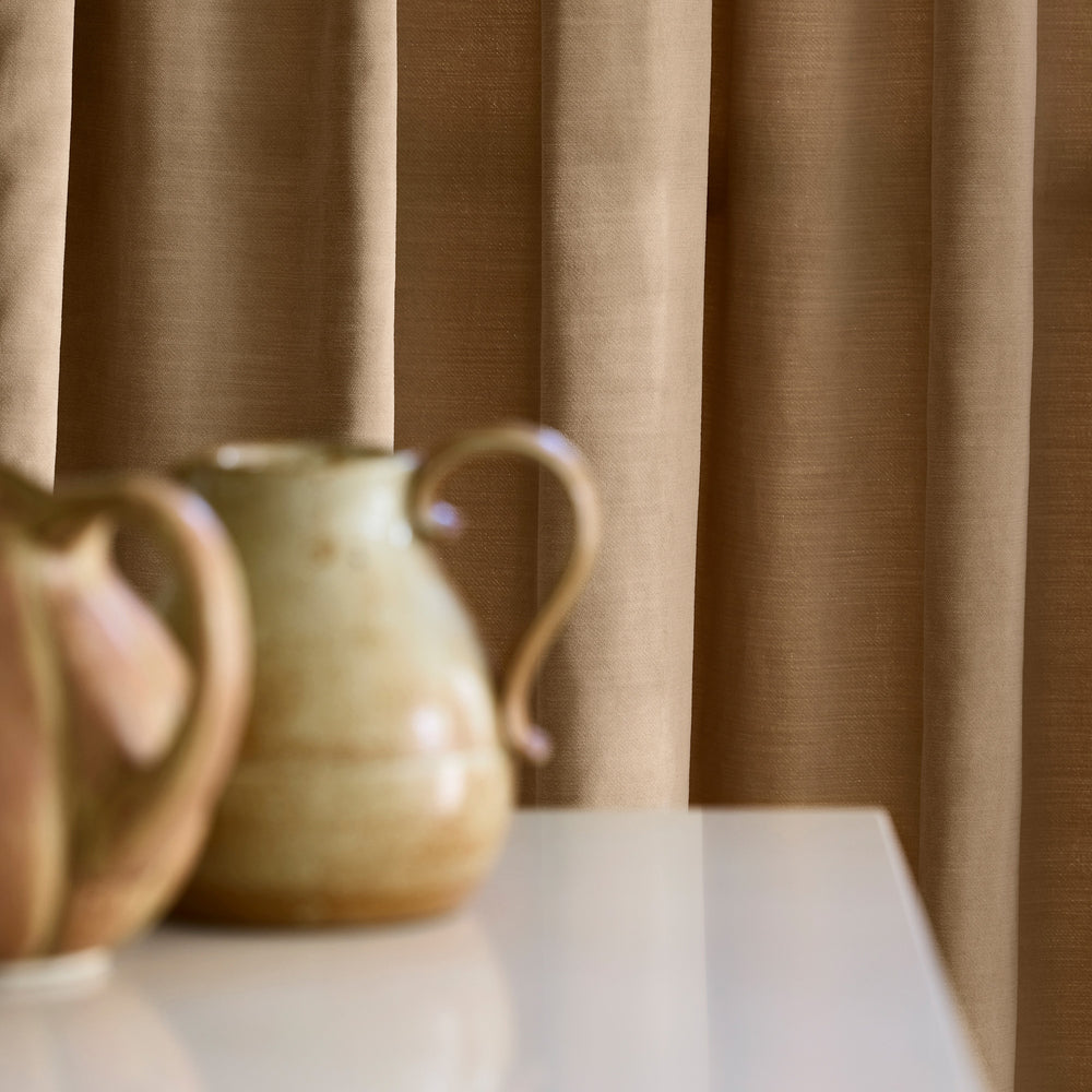 Rideau à Galon Fronceur DALILA Beige Chic avec Liseré Ornamental - 6