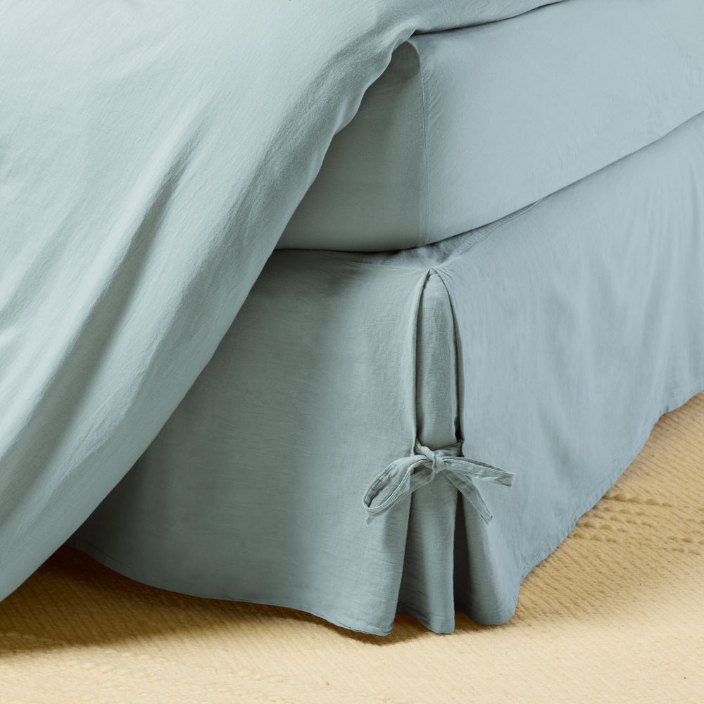 Protège-matelas SATHEENE anti-acariens vert eucalyptus 100% lyocell - 5