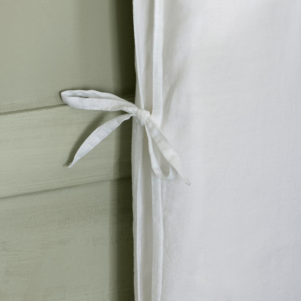 Housse de tête de lit SATHEENE simplement blanc - 5