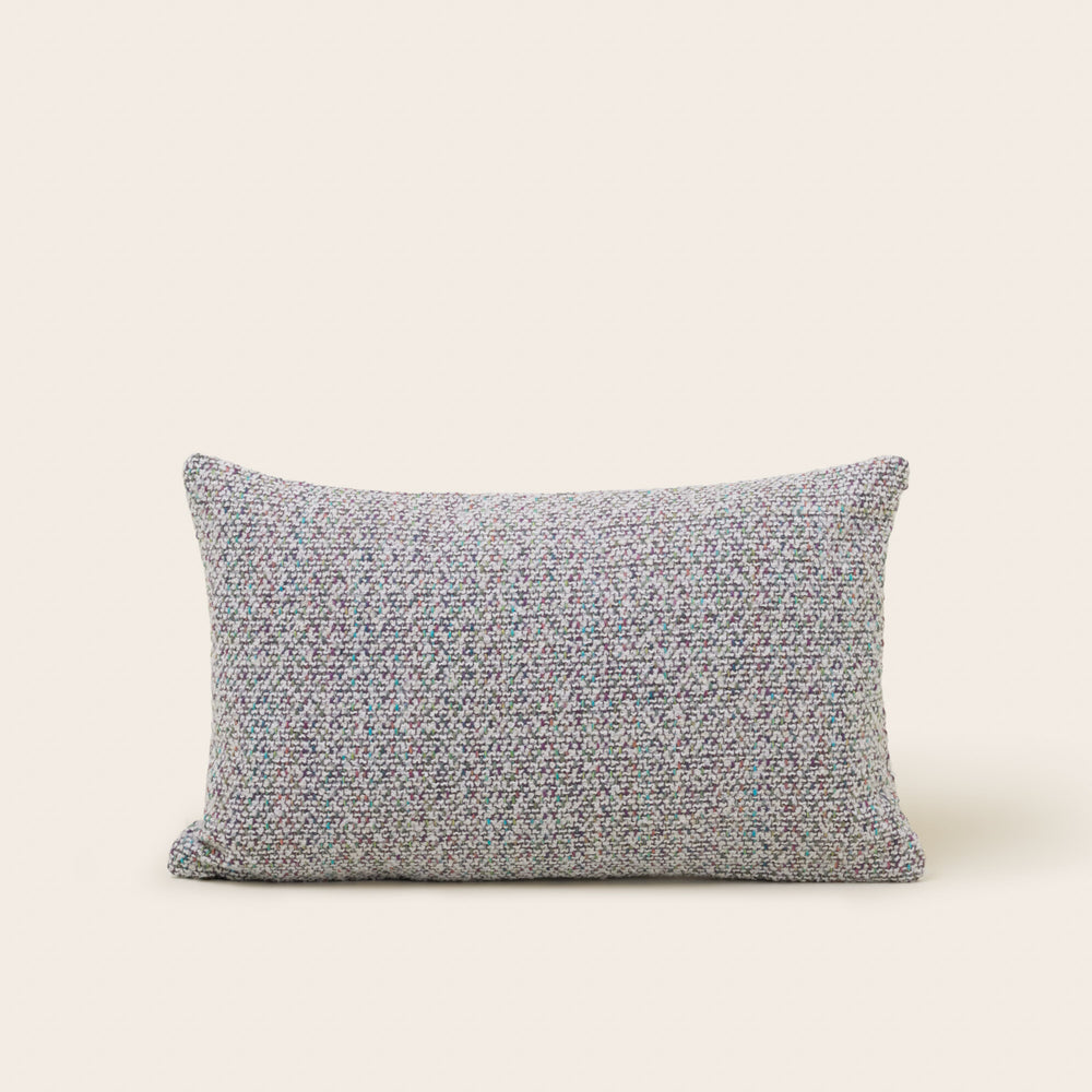 Housse de coussin BENNETT chiné multicolore - Élégance hivernale raffinée