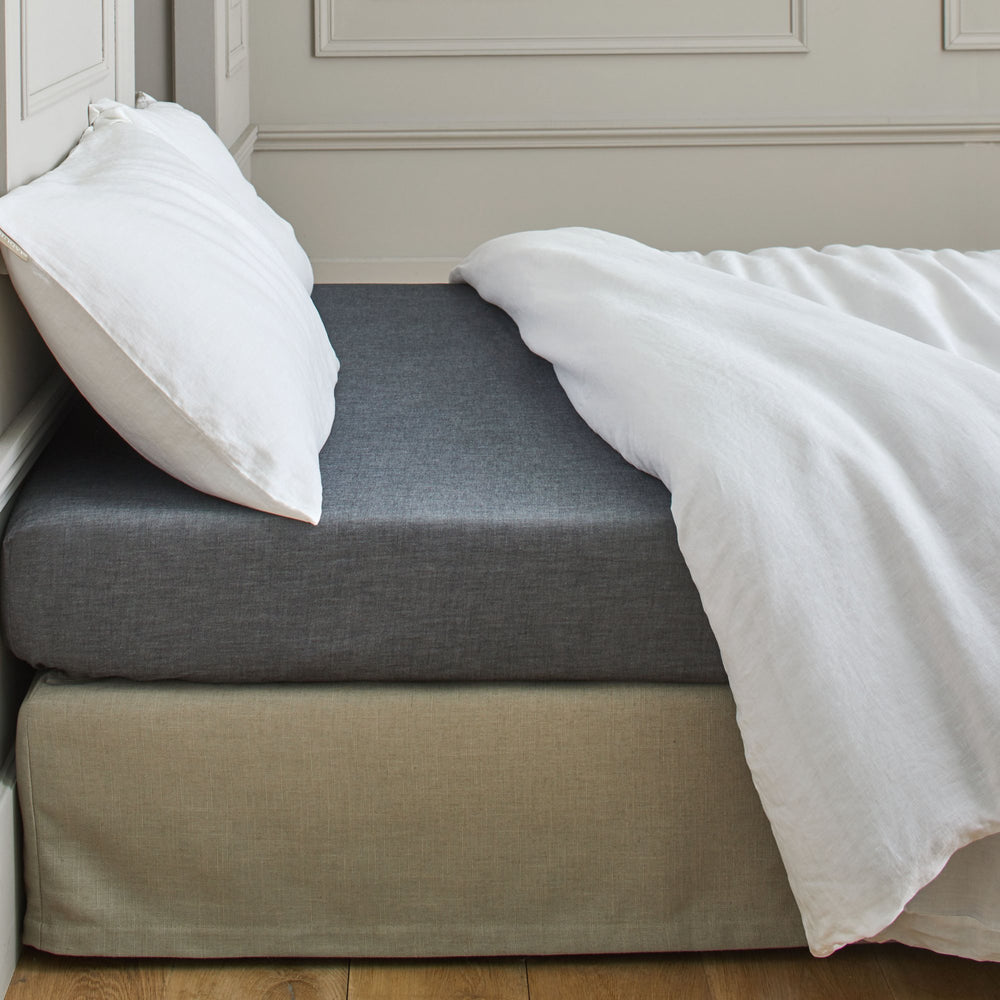 Drap Housse LIAM Gris Anthracite