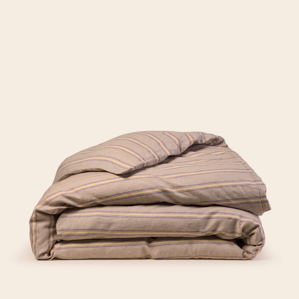 Housse de Couette LELIO, Design Rayé Naturellement Élégant - 8