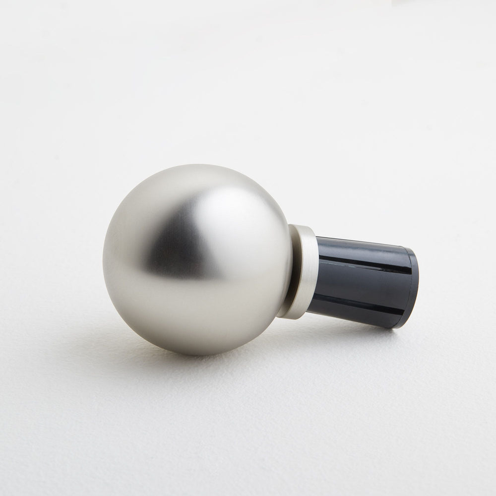Embout Boule ALMA Aluminium - Design Contemporain pour Tringle à Rideaux - 3