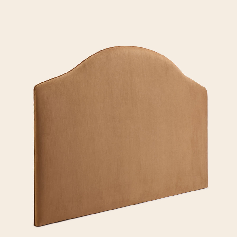 Dormeo CEPHEE DALILA Tête de Lit Tapissée Velours Camel Doré - 4