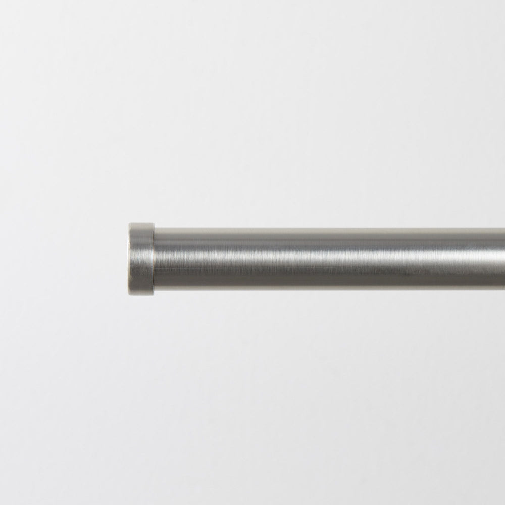 Embout Cylindrique ALMA en Aluminium – Finition Discrète pour Tringle à Rideau - 4