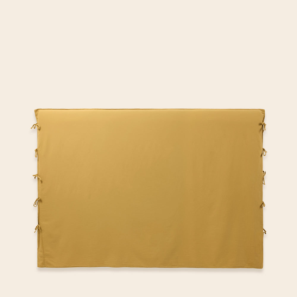 Housse de tête de lit SATHEENE jaune indien - 4