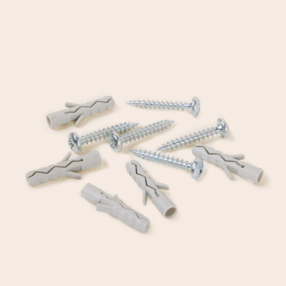 Pack de 5 vis et chevilles Rayia ND - Pour Fixation Stable sur Tous Types de Murs