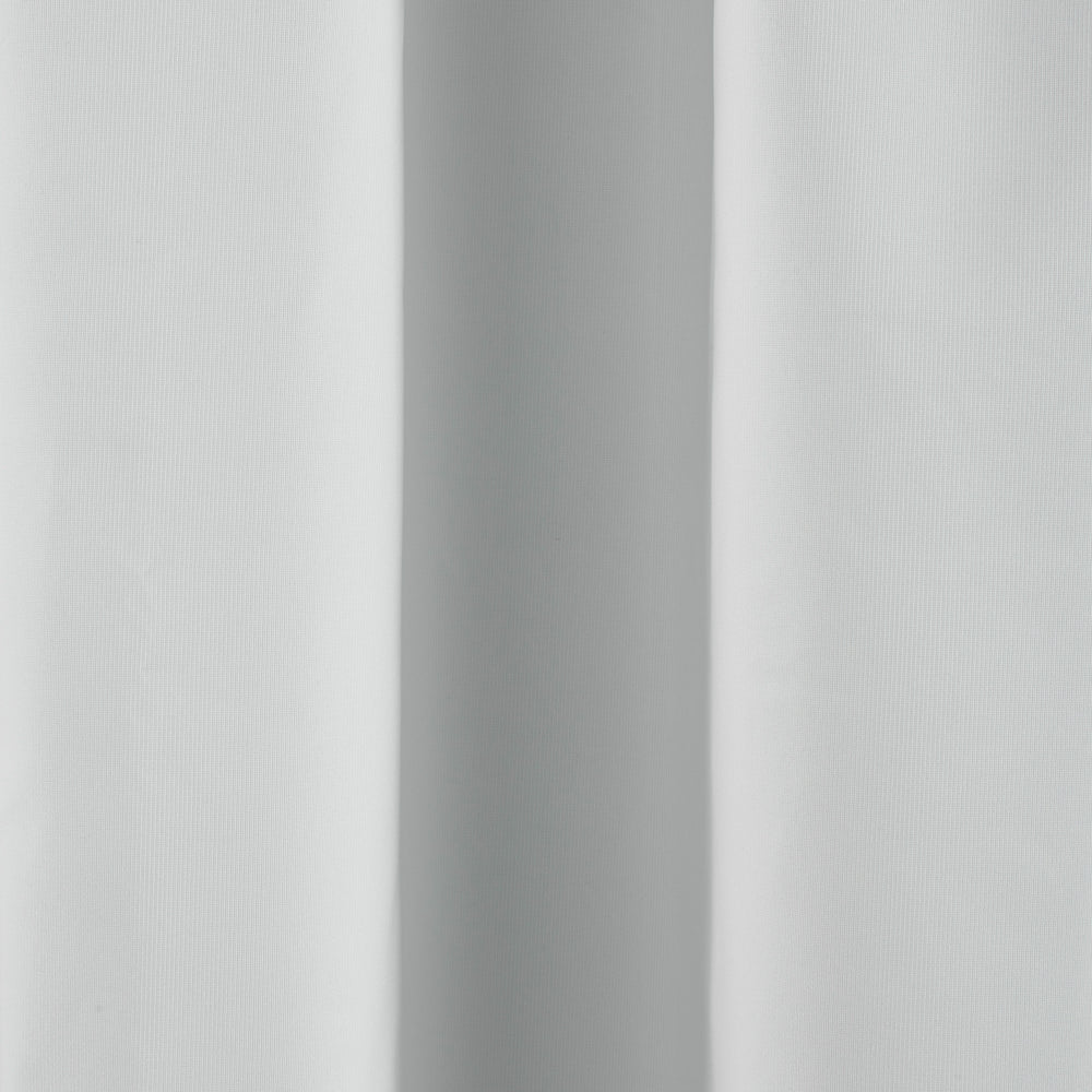 Rideau occultant avec galon fronceur – Blanc 100% protection lumière et isolation - 7