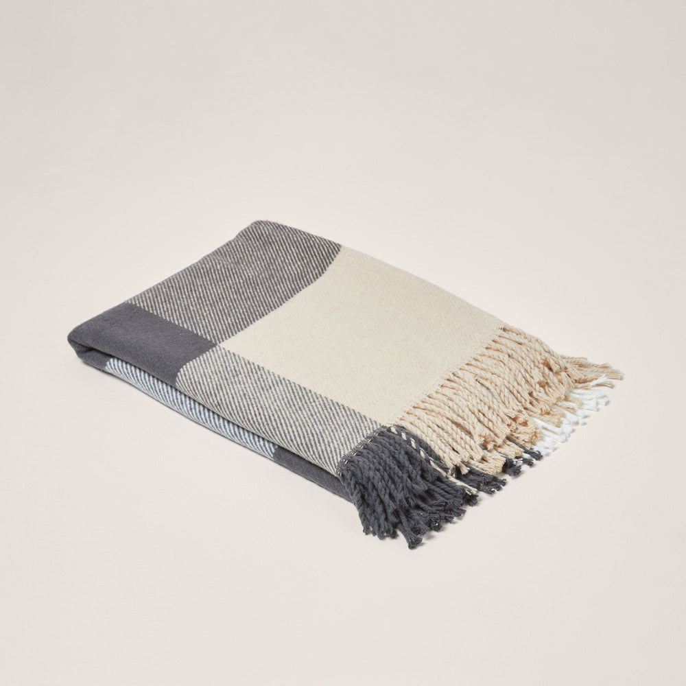 Plaid LIVIA anthracite - 4