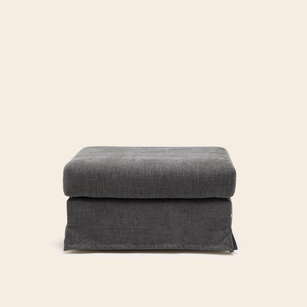 Pouf CLARIBEL Boston gris graphite