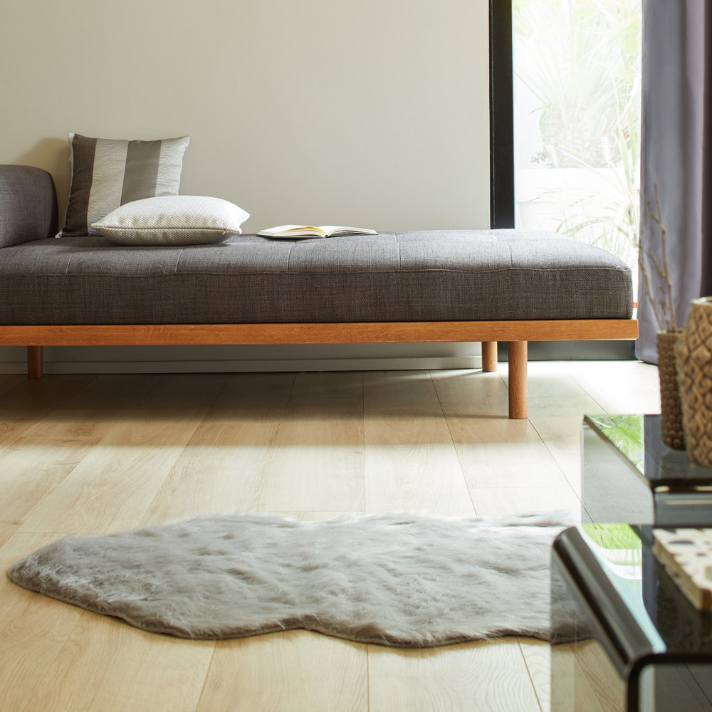 Tapis de sol Baku design scandinave gris anthracite - 8