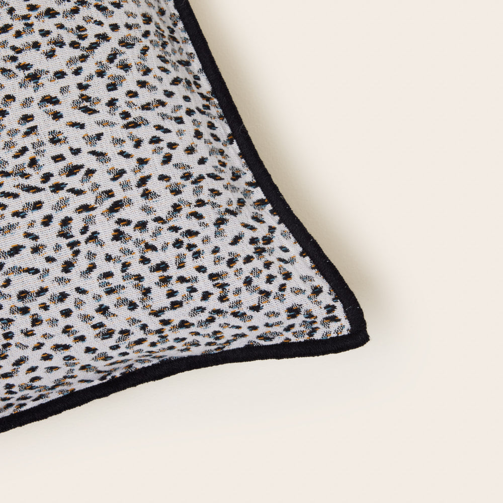 Housse de coussin OCELO noir et blanc - 7