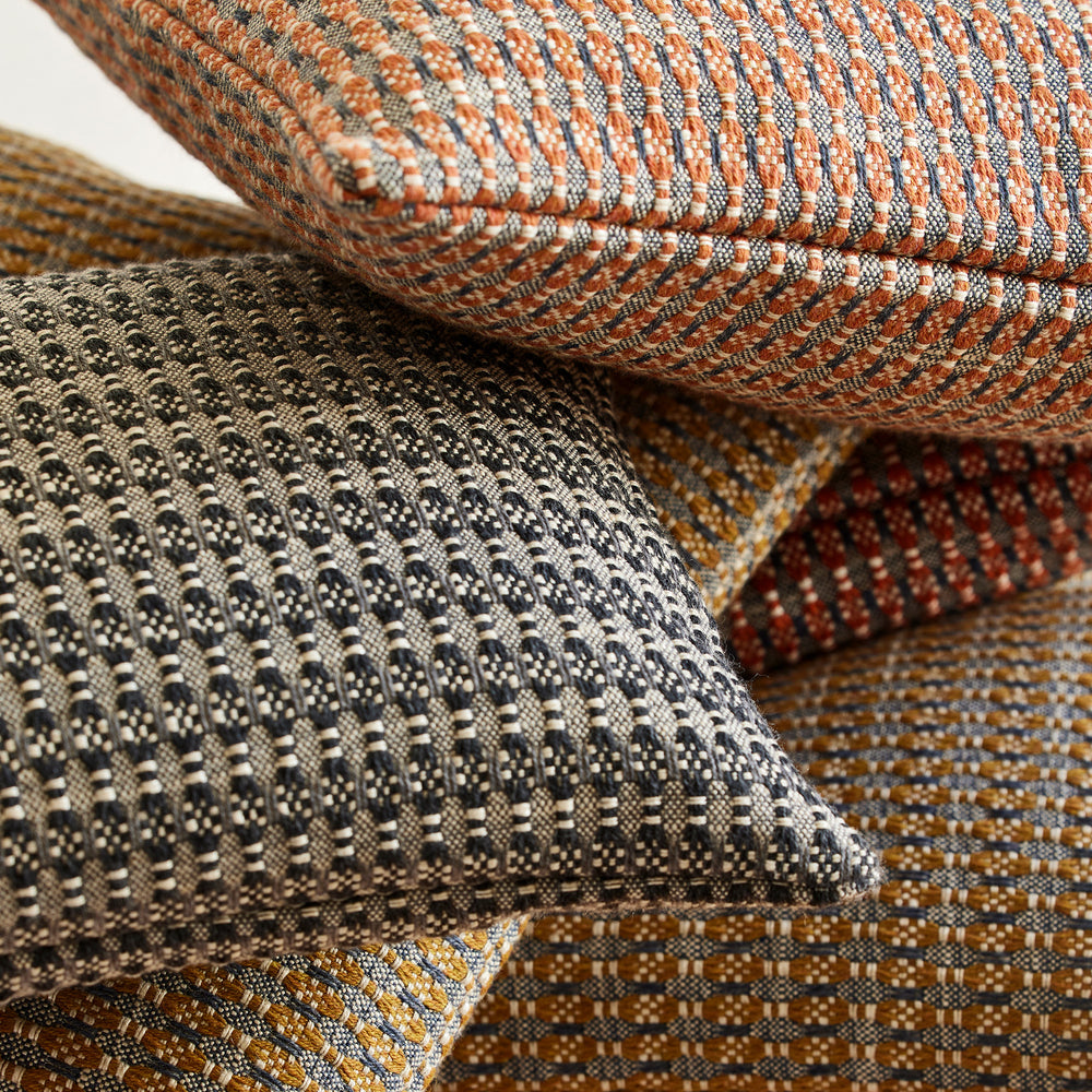 Housse de coussin Eirik en jacquard | Gris ardoise élégant - 3