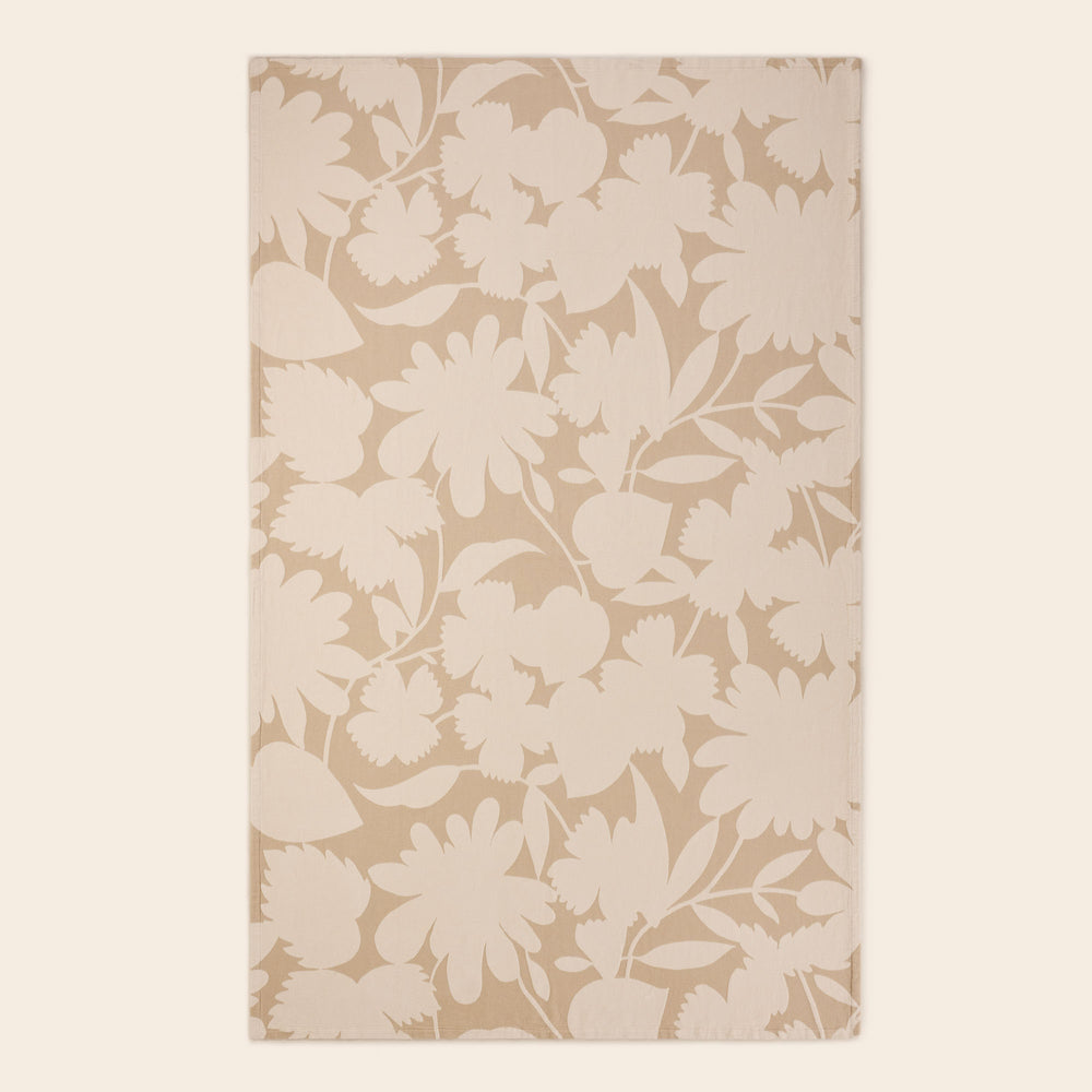 Couvre-lit FLAURIA ivoire et beige chaud - 5