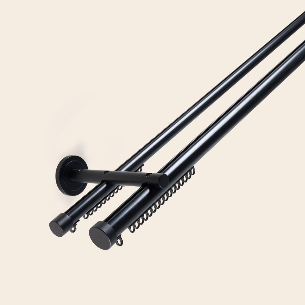 Support berceau double RAYIA noir mat - 4