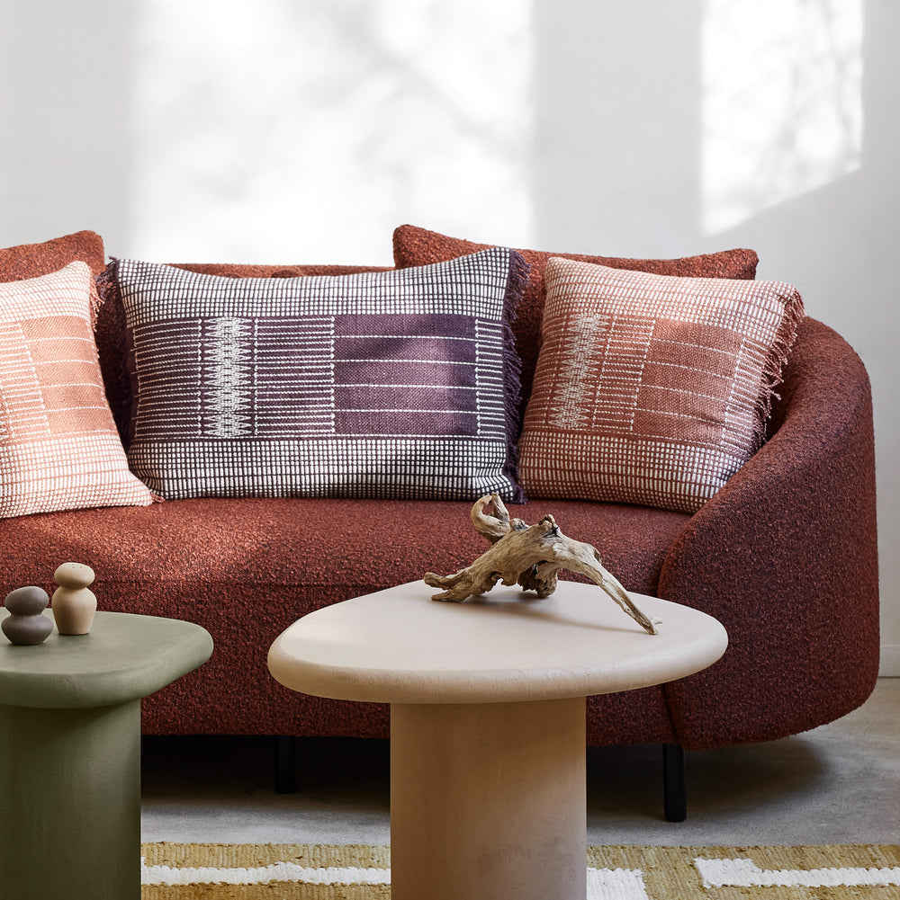Housse de coussin MELKI brun - 3