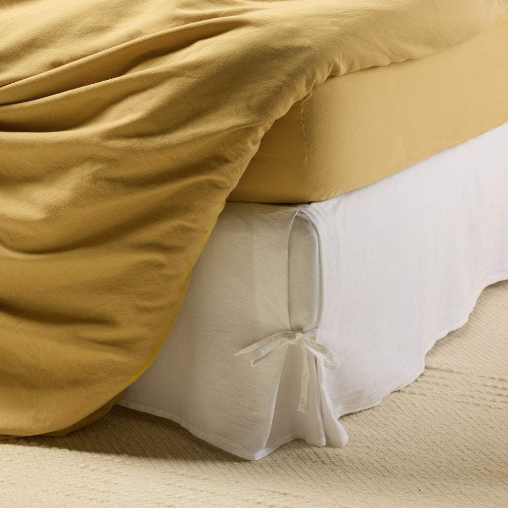 Drap Housse SATHEENE jaune indien - 5
