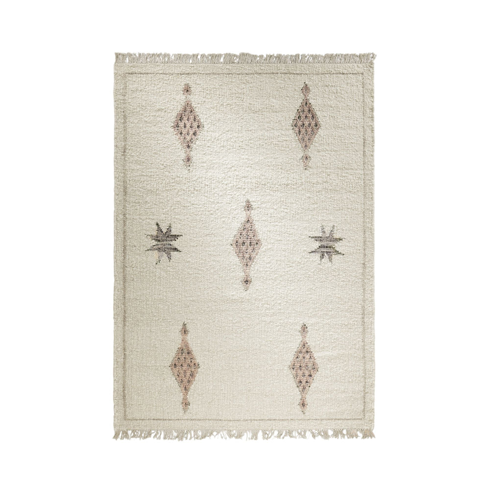 Tapis de sol FADI ivoire et gris - 6