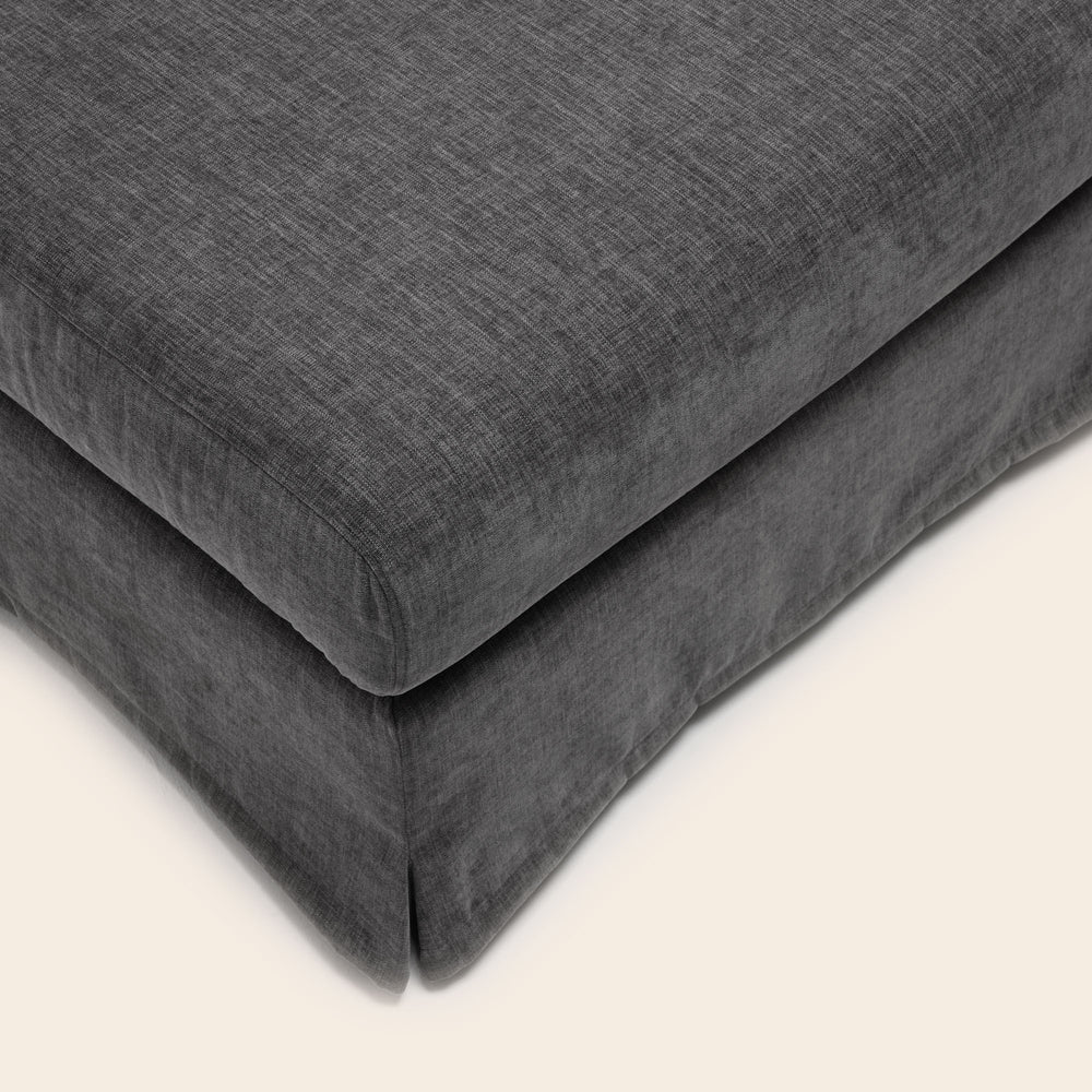 Pouf CLARIBEL Boston gris graphite - 6