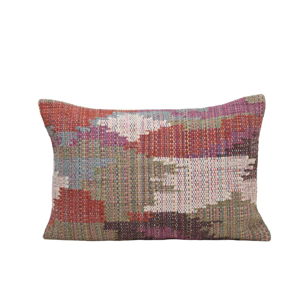 Housse de Coussin Marvin Camouflage Rosé en Coton Recyclé - 8
