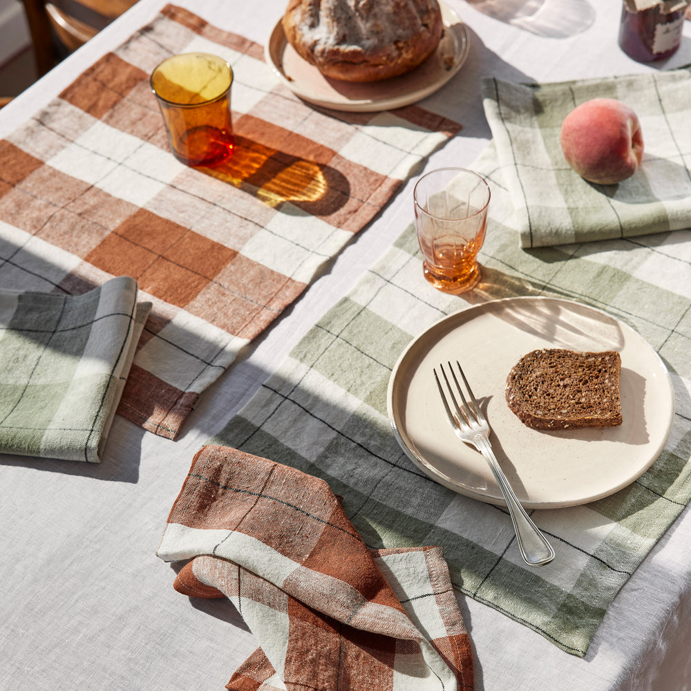 Set de Table GREGORY en Lin Lavé – Élégance Champêtre et Toucher Bohème - 3