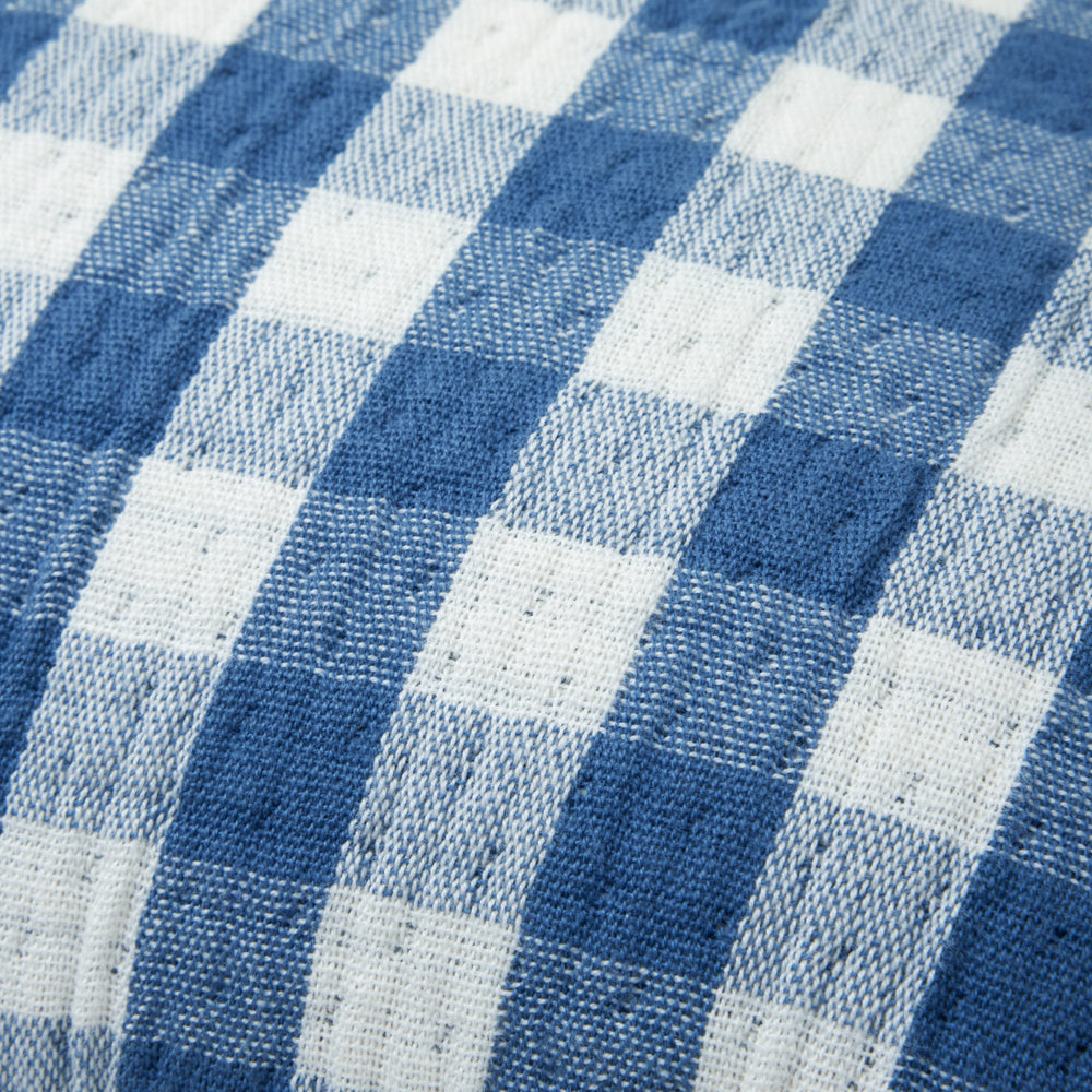 Housse de Coussin JEANIE Bleu Orage - Douceur Enfantine et Élégance Déco - 7