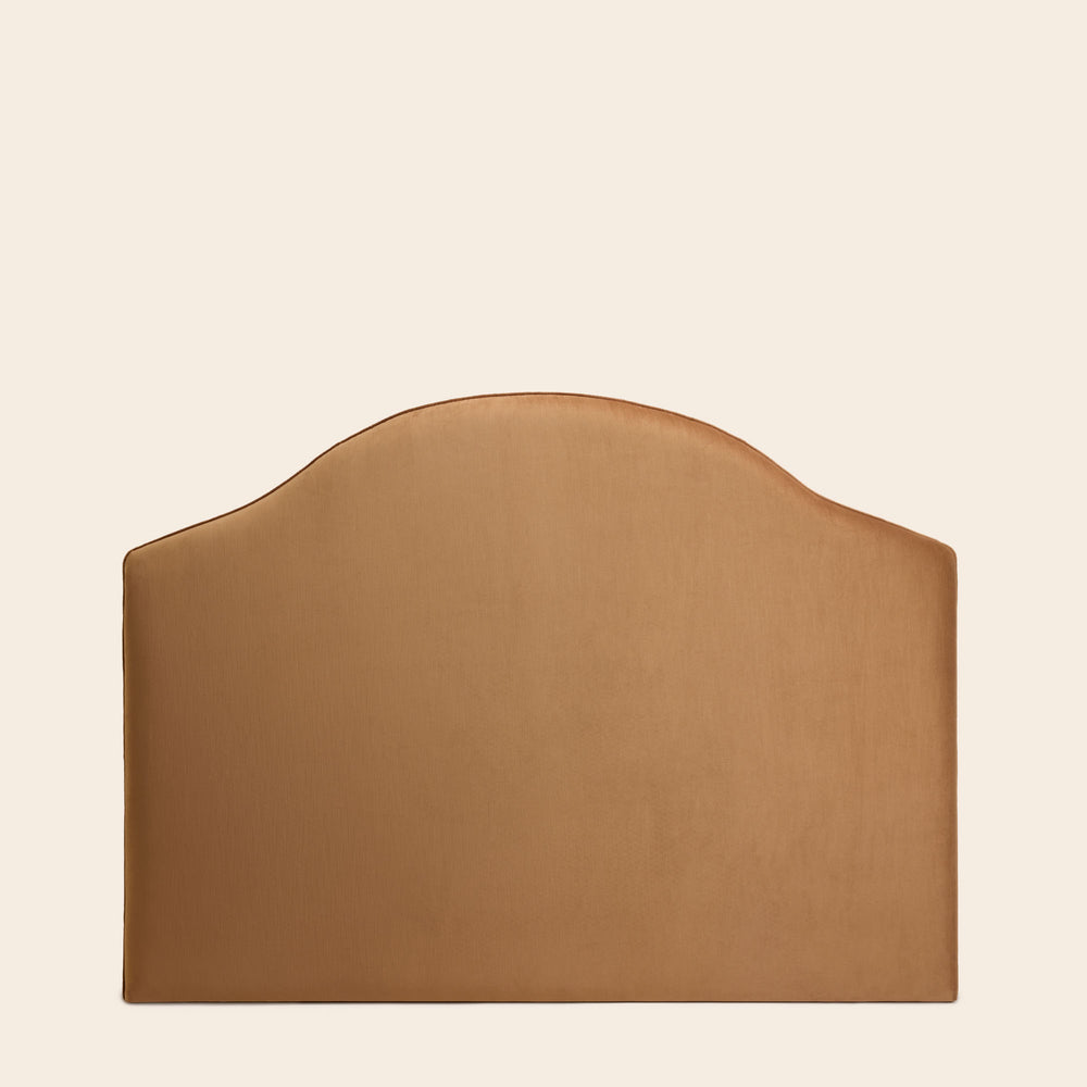 Dormeo CEPHEE DALILA Tête de Lit Tapissée Velours Camel Doré - 3