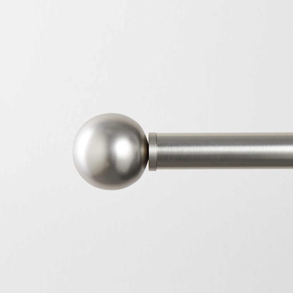 Embout Boule ALMA Aluminium - Design Contemporain pour Tringle à Rideaux - 5