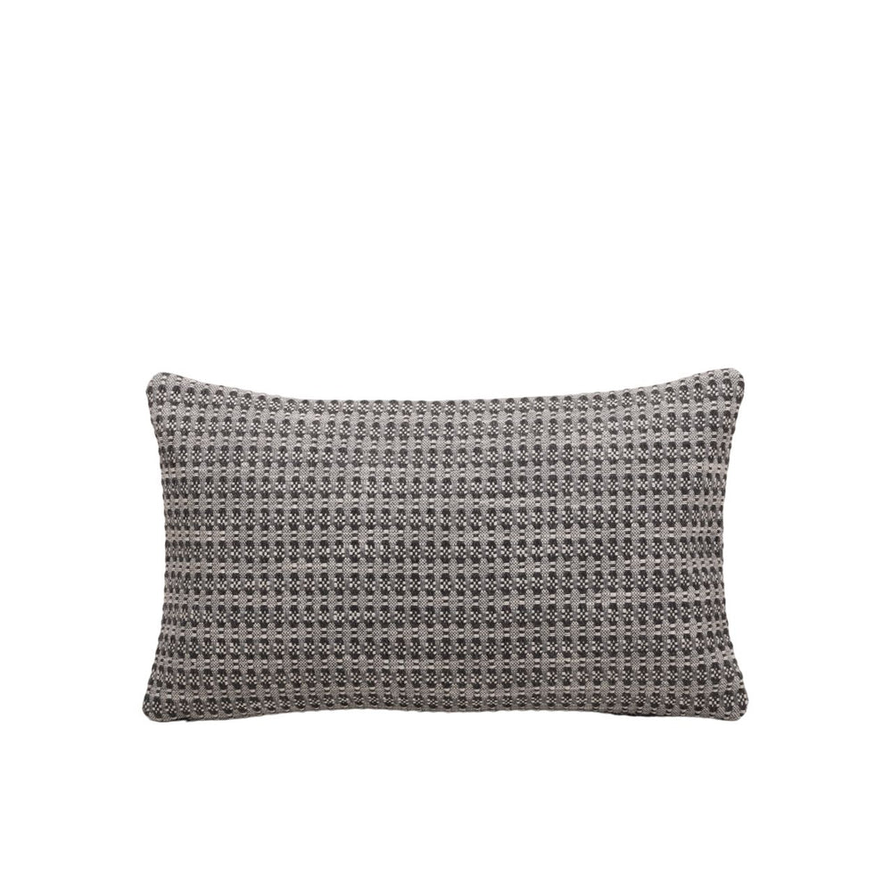 Housse de coussin Eirik en jacquard | Gris ardoise élégant - 10