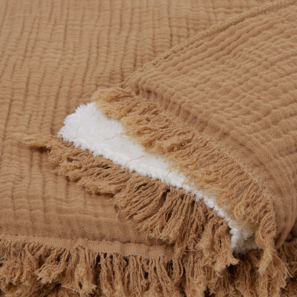 Chaleureux Plaid NOORFOLK Caramel - 5