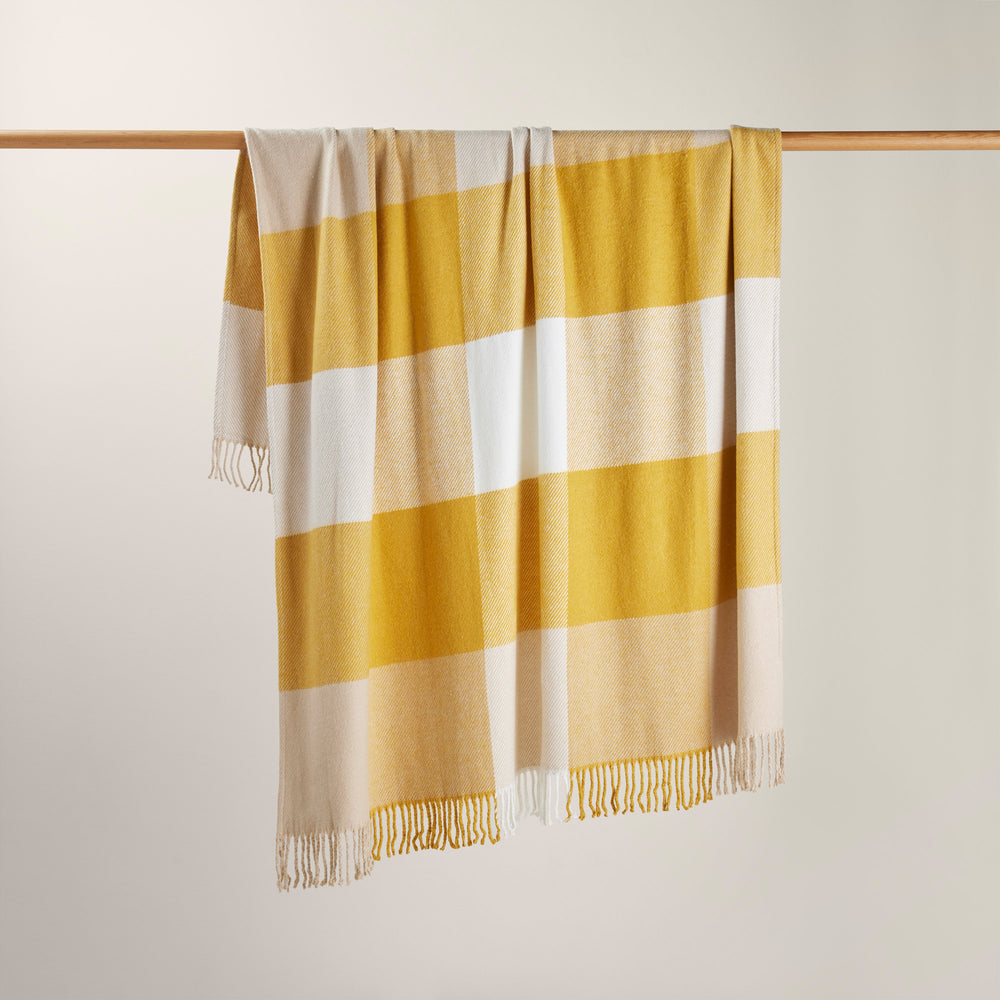 Plaid LIVIA jaune maïs - 10