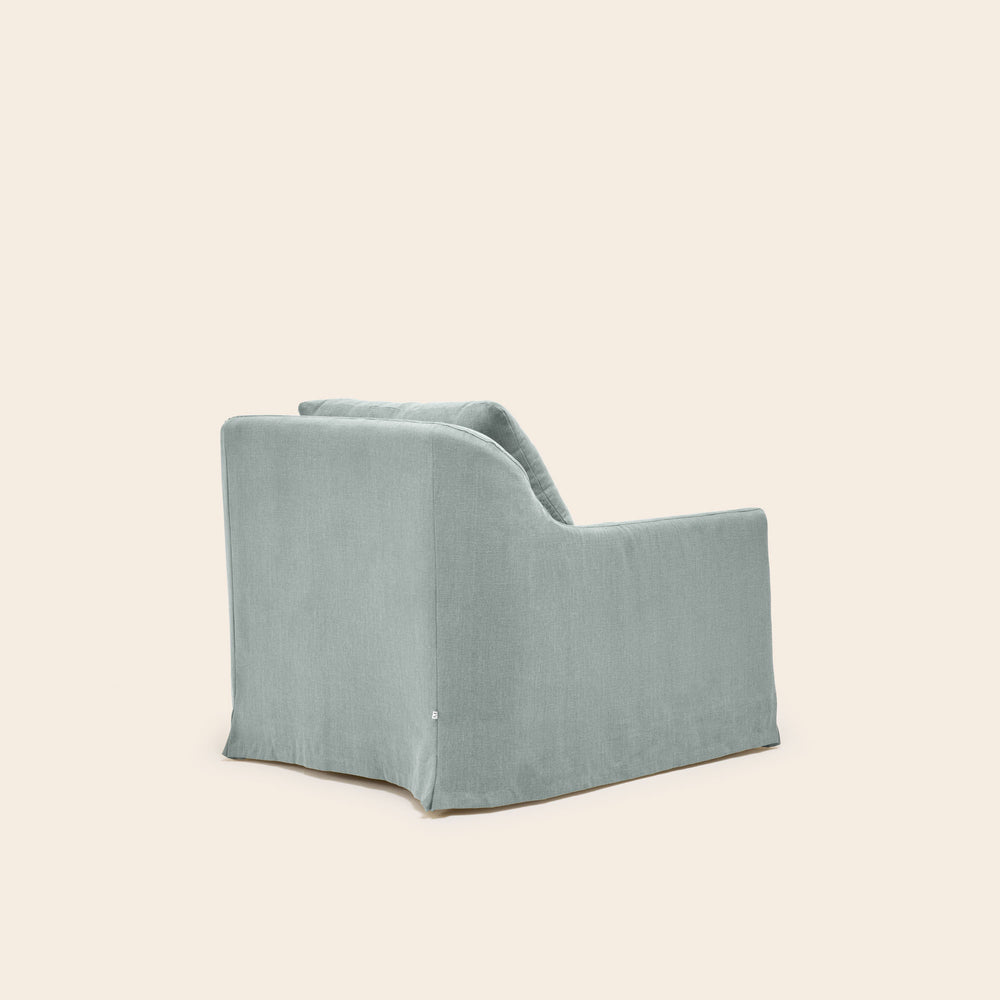 Fauteuil CLARIBEL barbate céladon - 5